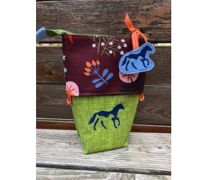 Stickdatei - Pferd Fohlen Silhouette